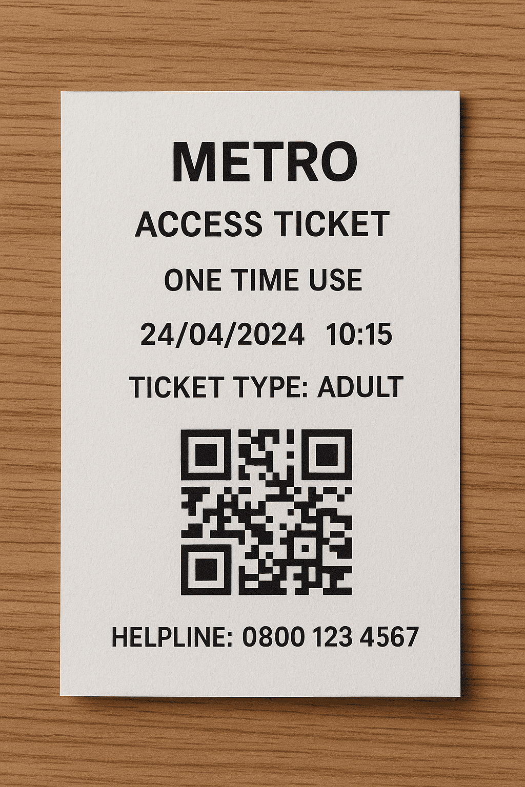 On-Site Printing Tickets